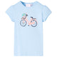 Vidaxl kindershirt 116 lichtblauw