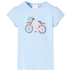 Vidaxl kindershirt 116 lichtblauw