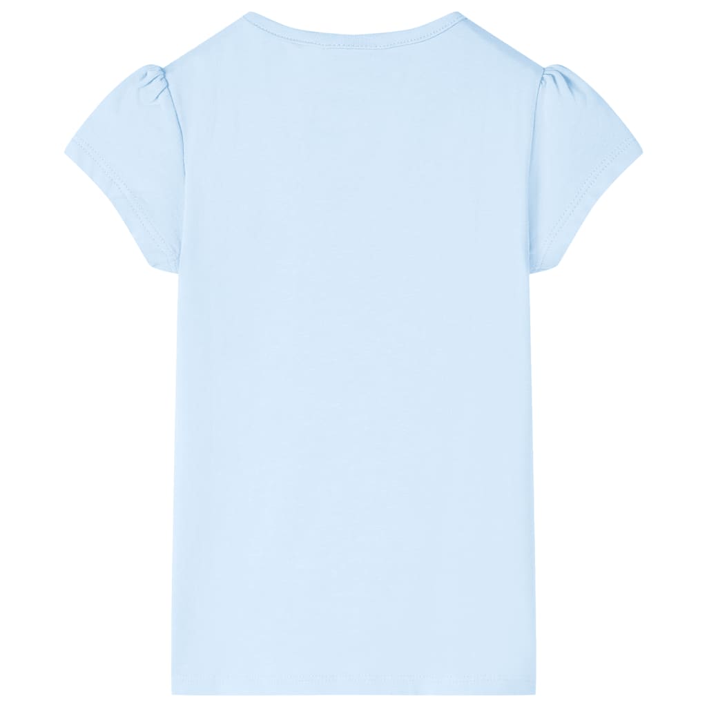 VidaXL Kindershirt 128 lichtblauw