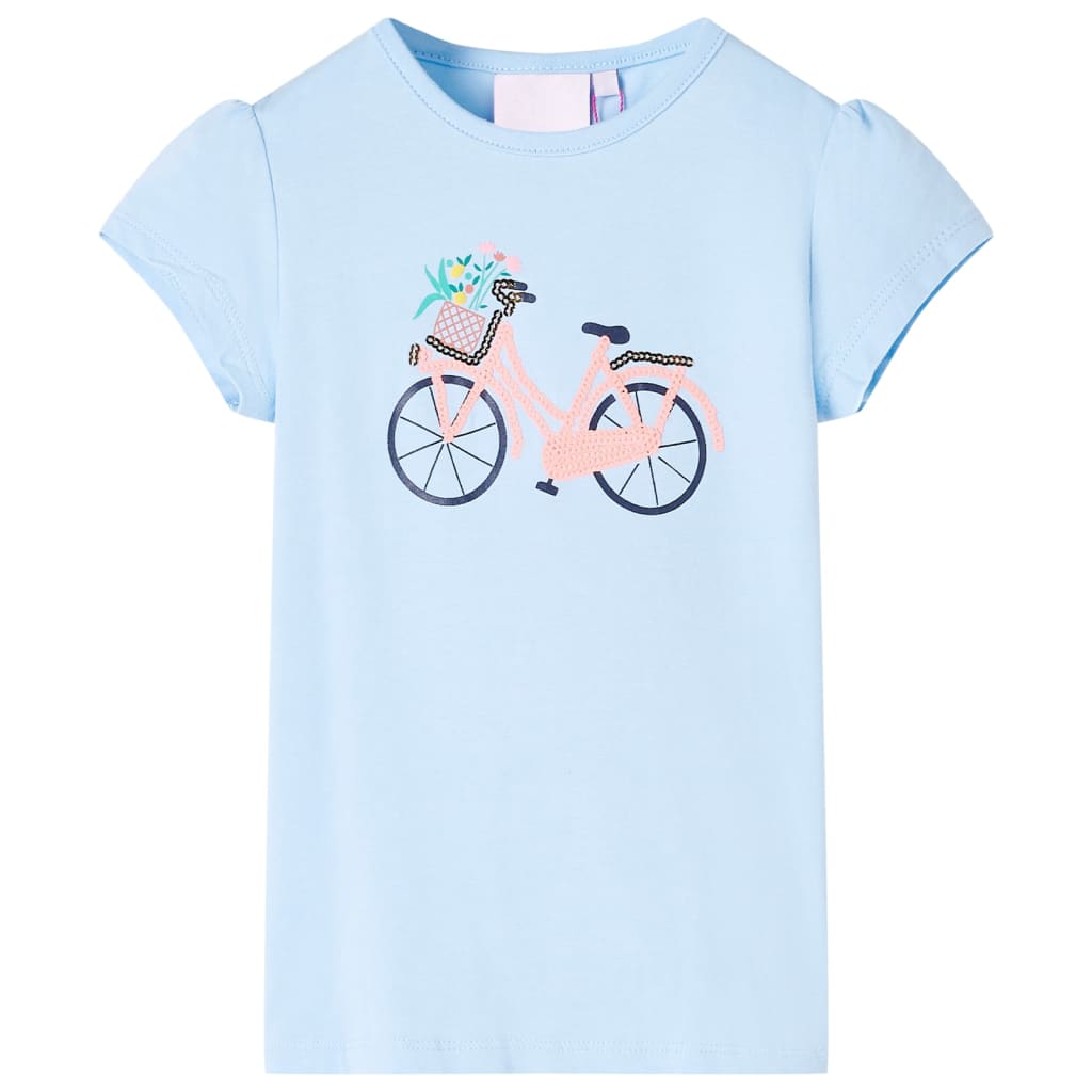 VidaXL Kindershirt 140 lichtblauw