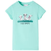 Vidaxl kindershirt 116 lichtmint