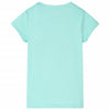 Vidaxl kindershirt 116 lichtmint