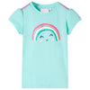 Vidaxl kindershirt 140 lichtmint