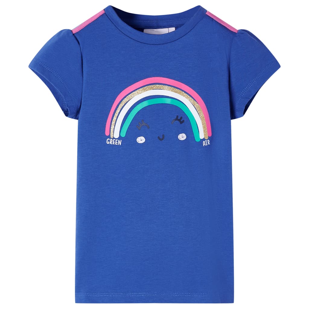 VidaXL Kindershirt 104 kobaltblauw