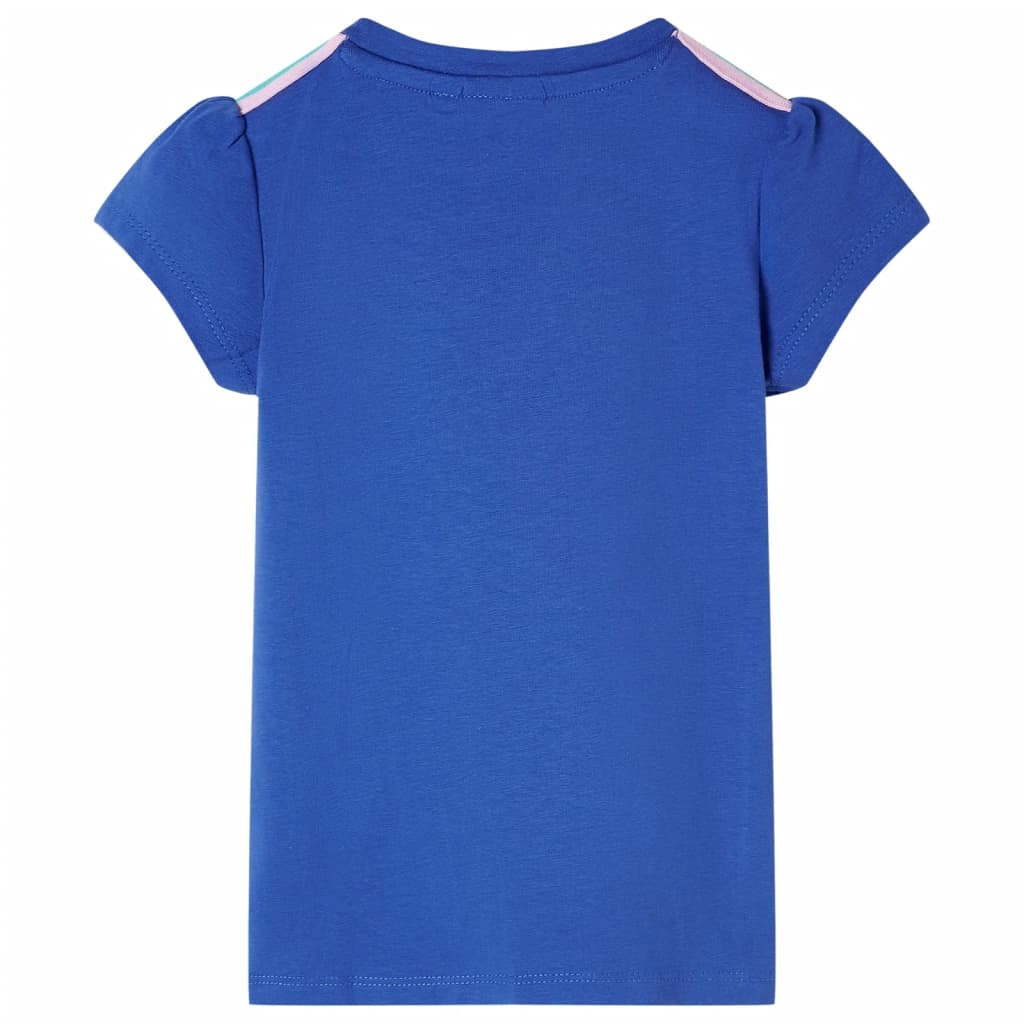 VidaXL Kindershirt 128 kobaltblauw