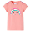 VidaXL Kindershirt 92 lichtkoraalkleurig