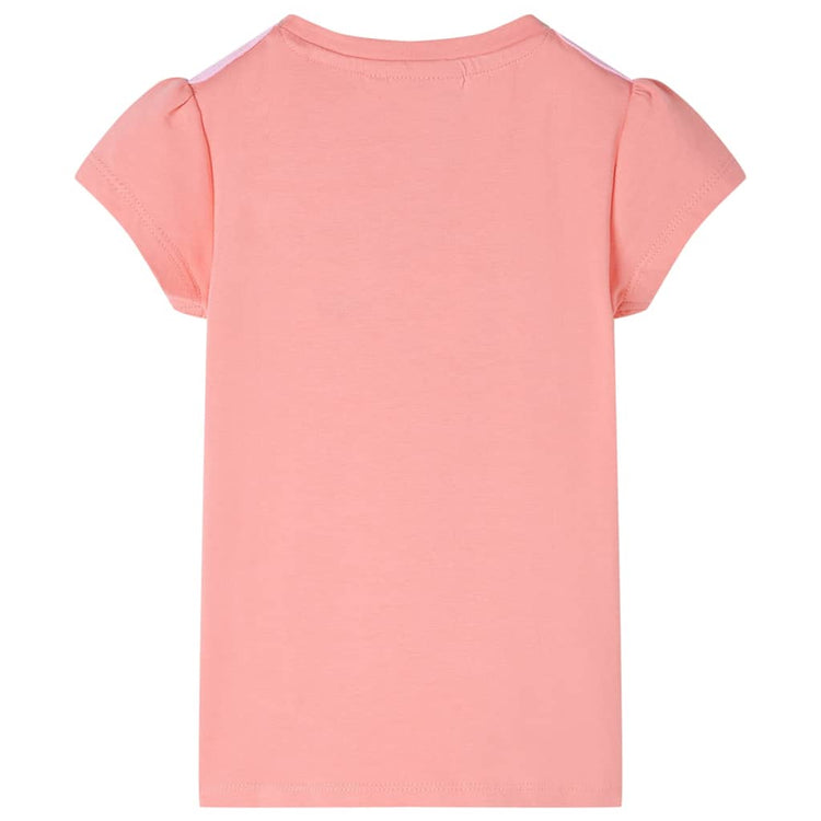 VidaXL Kindershirt 92 lichtkoraalkleurig
