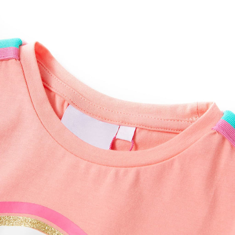 Vidaxl kindershirt 104 lichtkoraalkleurig