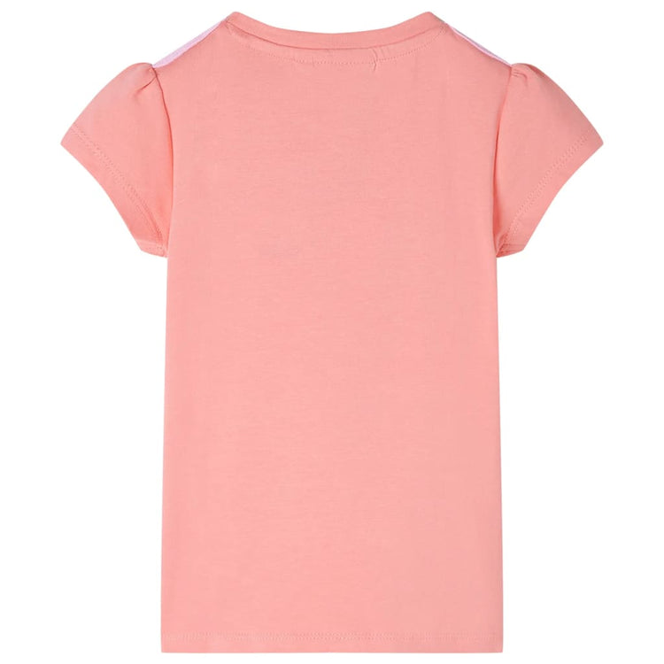 Vidaxl kindershirt 140 lichtkoraalkleurig