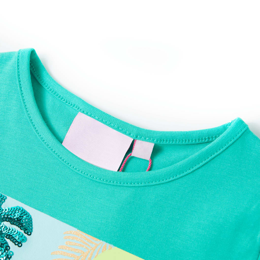 VidaXL Kindershirt 104 mintkleurig