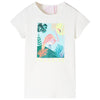 VidaXL Kindershirt 128 ecru