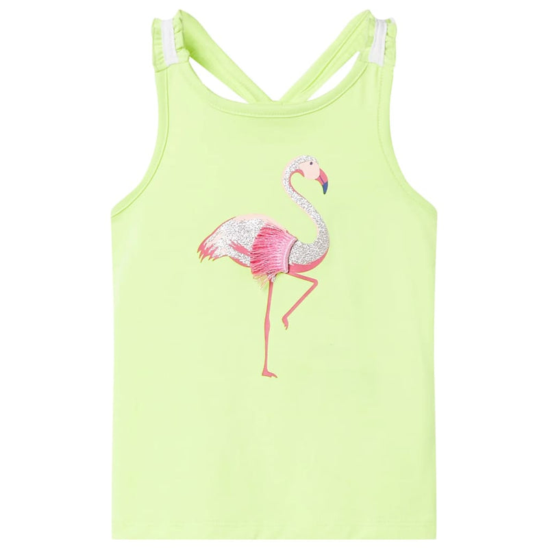 VidaXL Kindertopje 140 neongeel