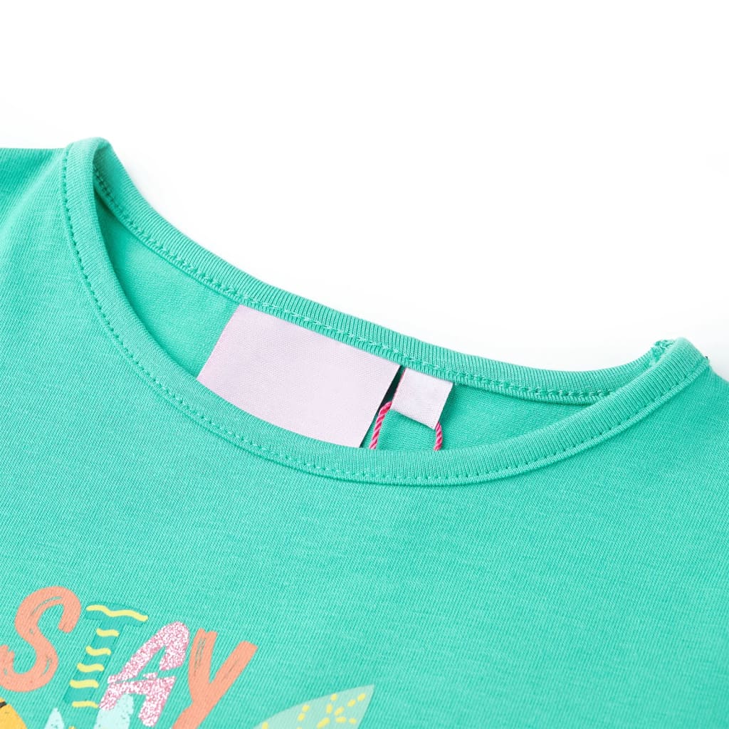 Vidaxl kindershirt 128 mintkleurig