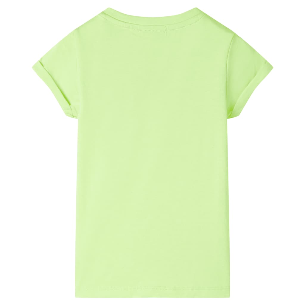 VidaXL Kindershirt 92 neongeel