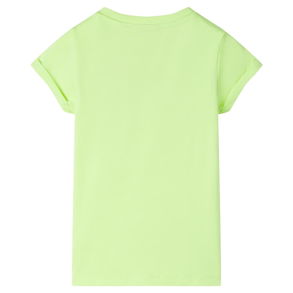 VidaXL Kindershirt 140 neongeel