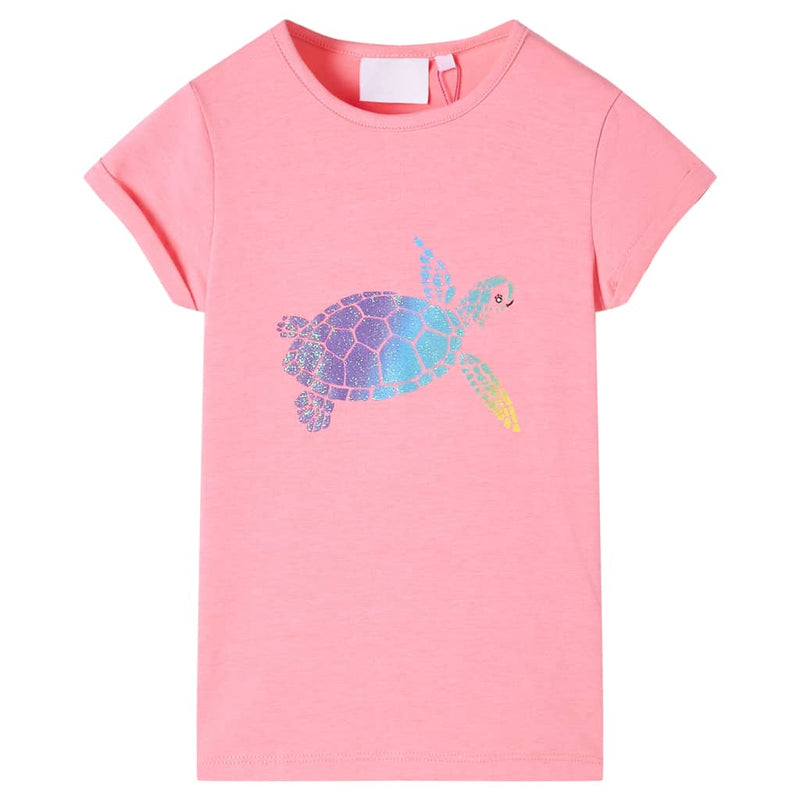 Vidaxl kindershirt 128 felroze