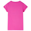 VidaXL Kindershirt 128 donkerroze