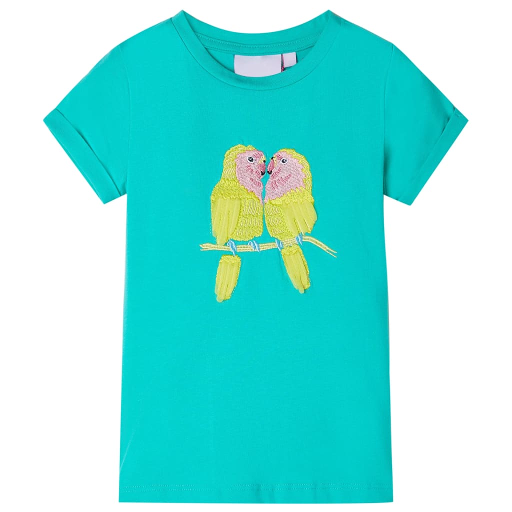 VidaXL Kindershirt 92 mintkleurig