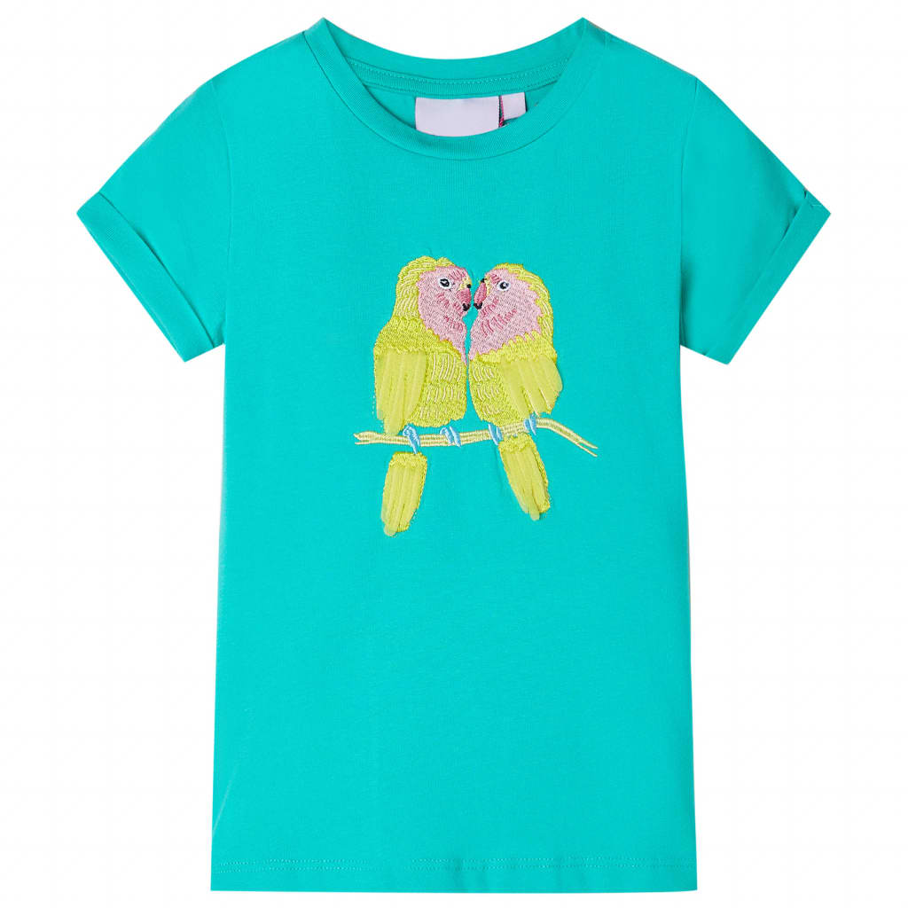 VidaXL Kindershirt 104 mintkleurig