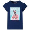 VidaXL Kindershirt 104 marineblauw