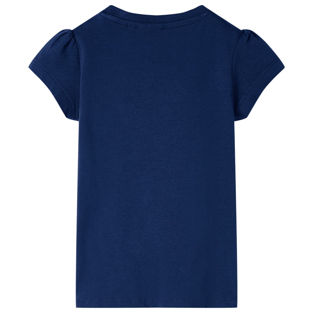 VidaXL Kindershirt 104 marineblauw