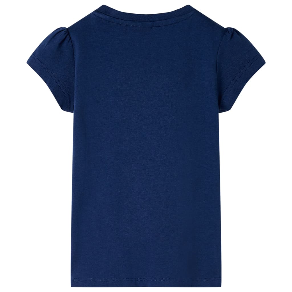 VidaXL Kindershirt 116 marineblauw