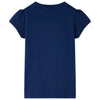 VidaXL Kindershirt 128 marineblauw