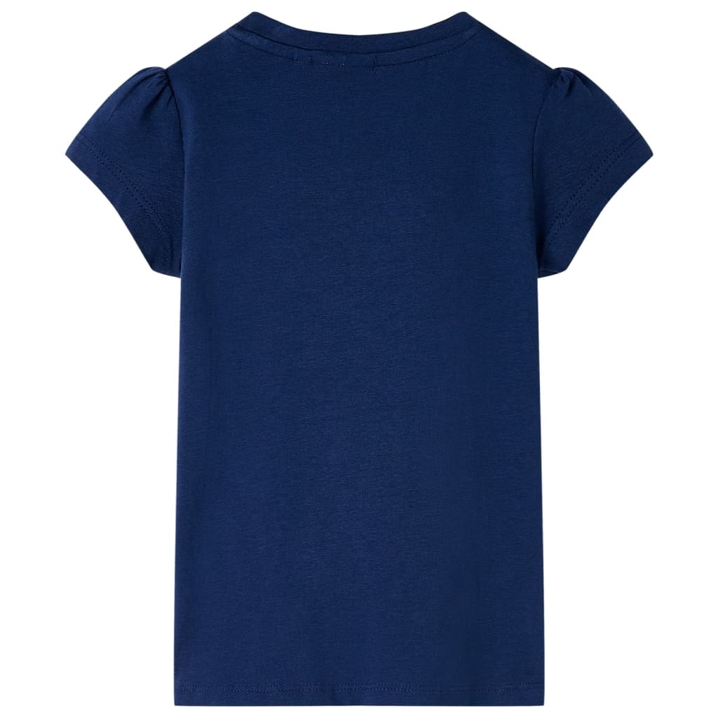 VidaXL Kindershirt 140 marineblauw