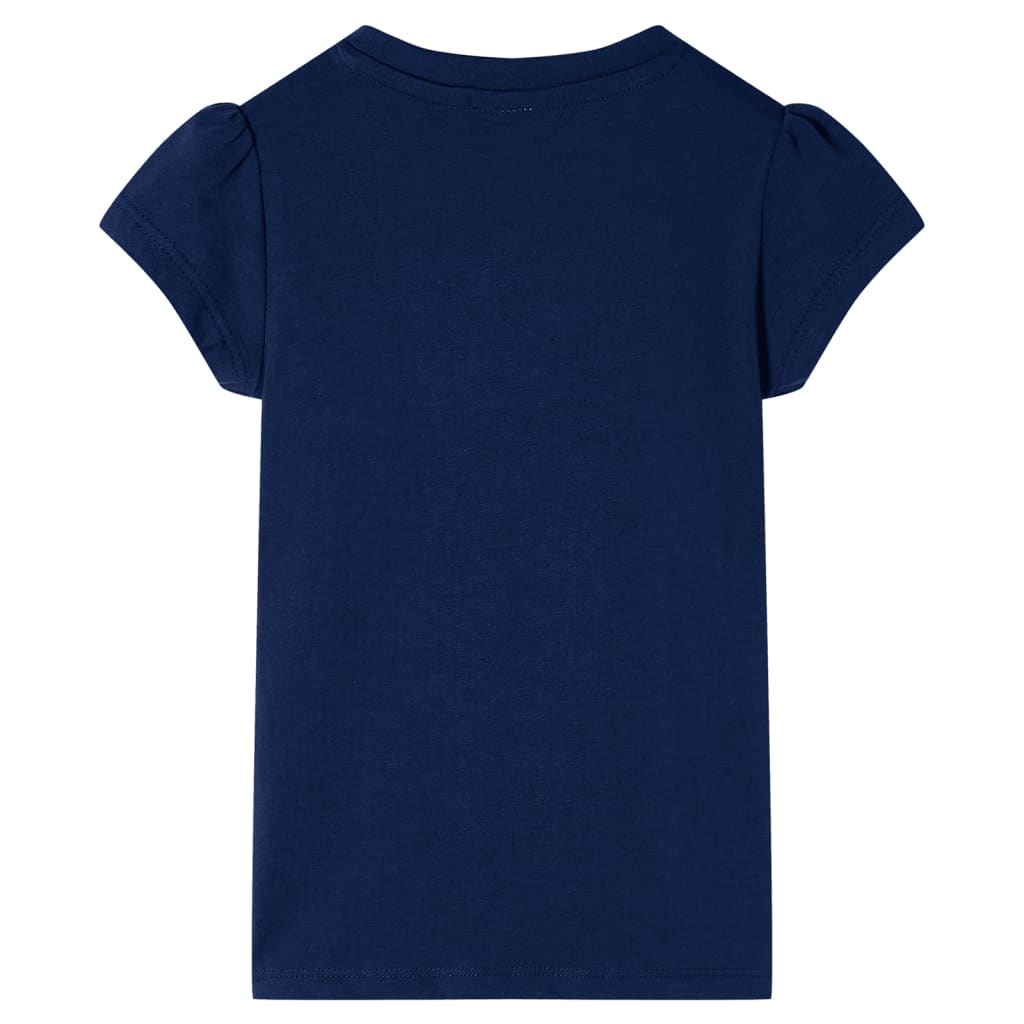 VidaXL Kindershirt 92 marineblauw