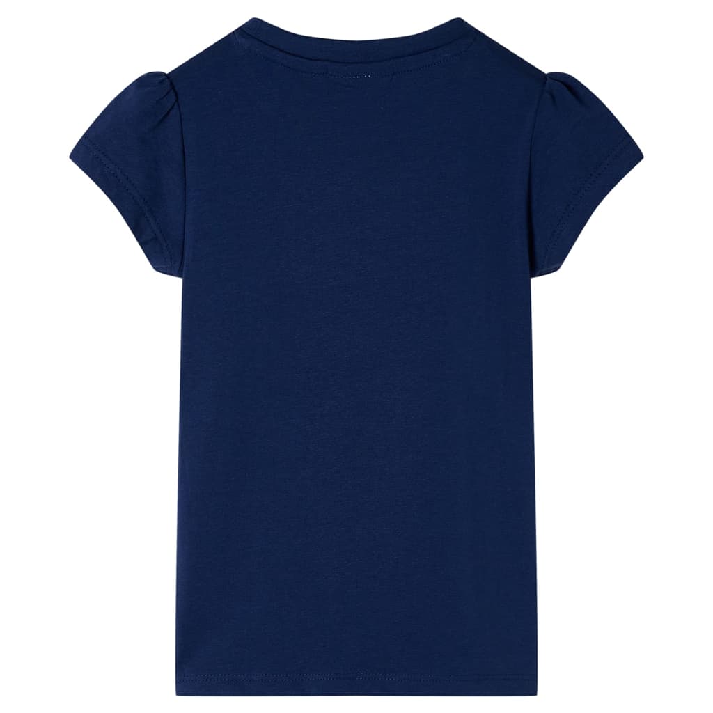 VidaXL Kindershirt 104 marineblauw