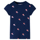 Vidaxl kindershirt 116 marineblauw