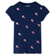 Vidaxl kindershirt 140 marineblauw