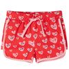 VidaXL Kindershort met trekkoord 92 rood