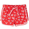 Vidaxl kindershort met trekkoord 116 rood
