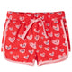 Vidaxl kindershort met trekkoord 140 rood