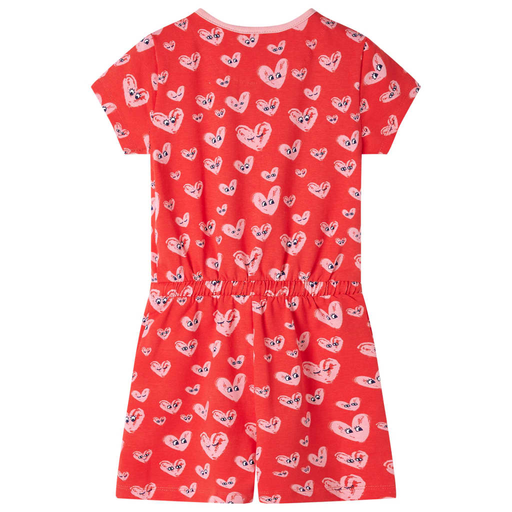 VidaXL Kinderjumpsuit 92 rood