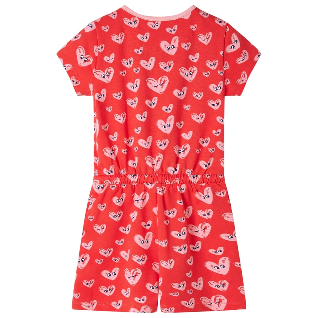 VidaXL Kinderjumpsuit 116 rood