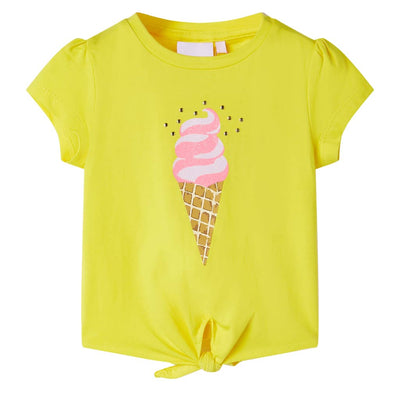 VidaXL Kindershirt 92 geel