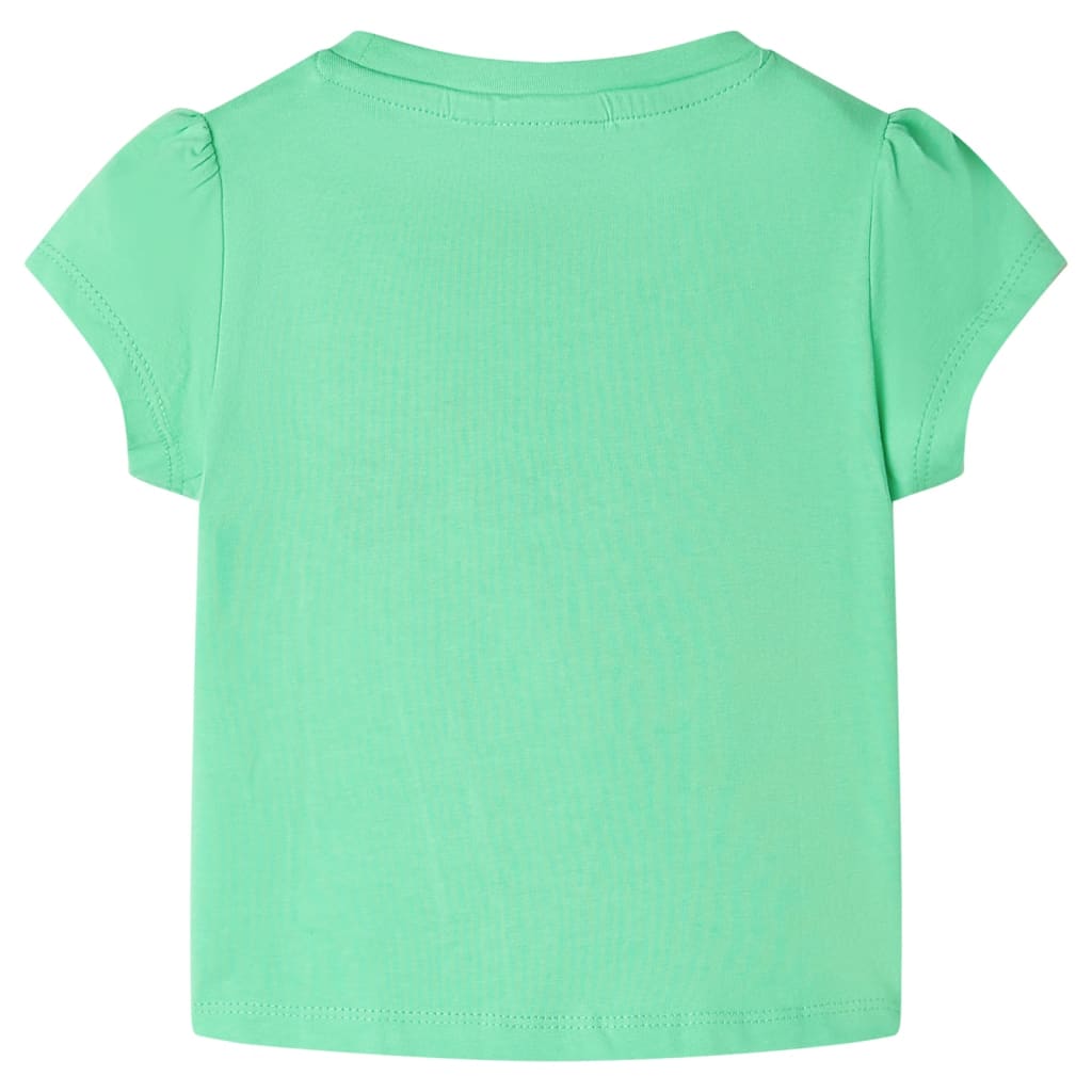 VidaXL Kindershirt 92 lichtgroen