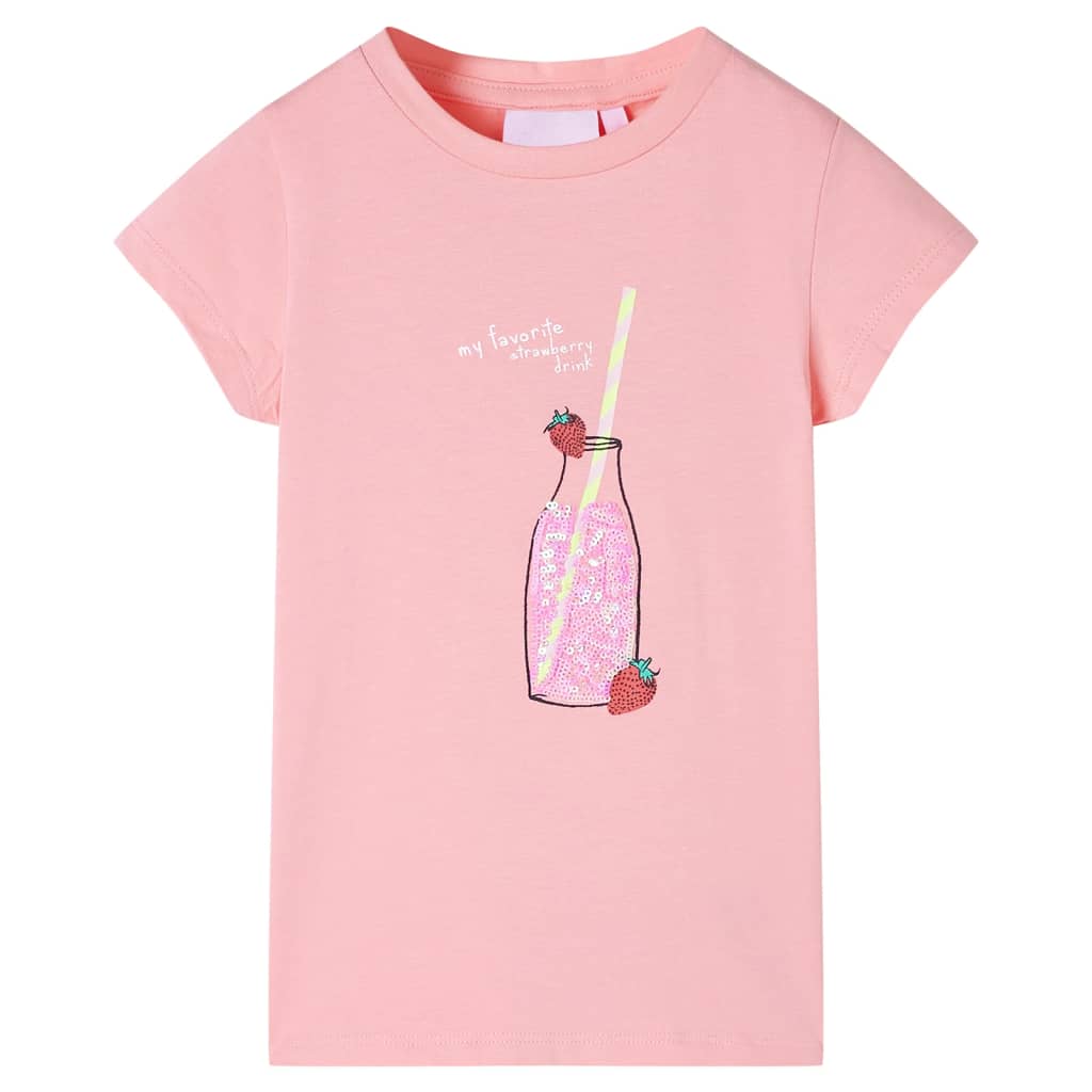Vidaxl kindershirt 128 roze