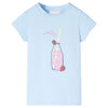 Vidaxl kindershirt 104 zachtblauw