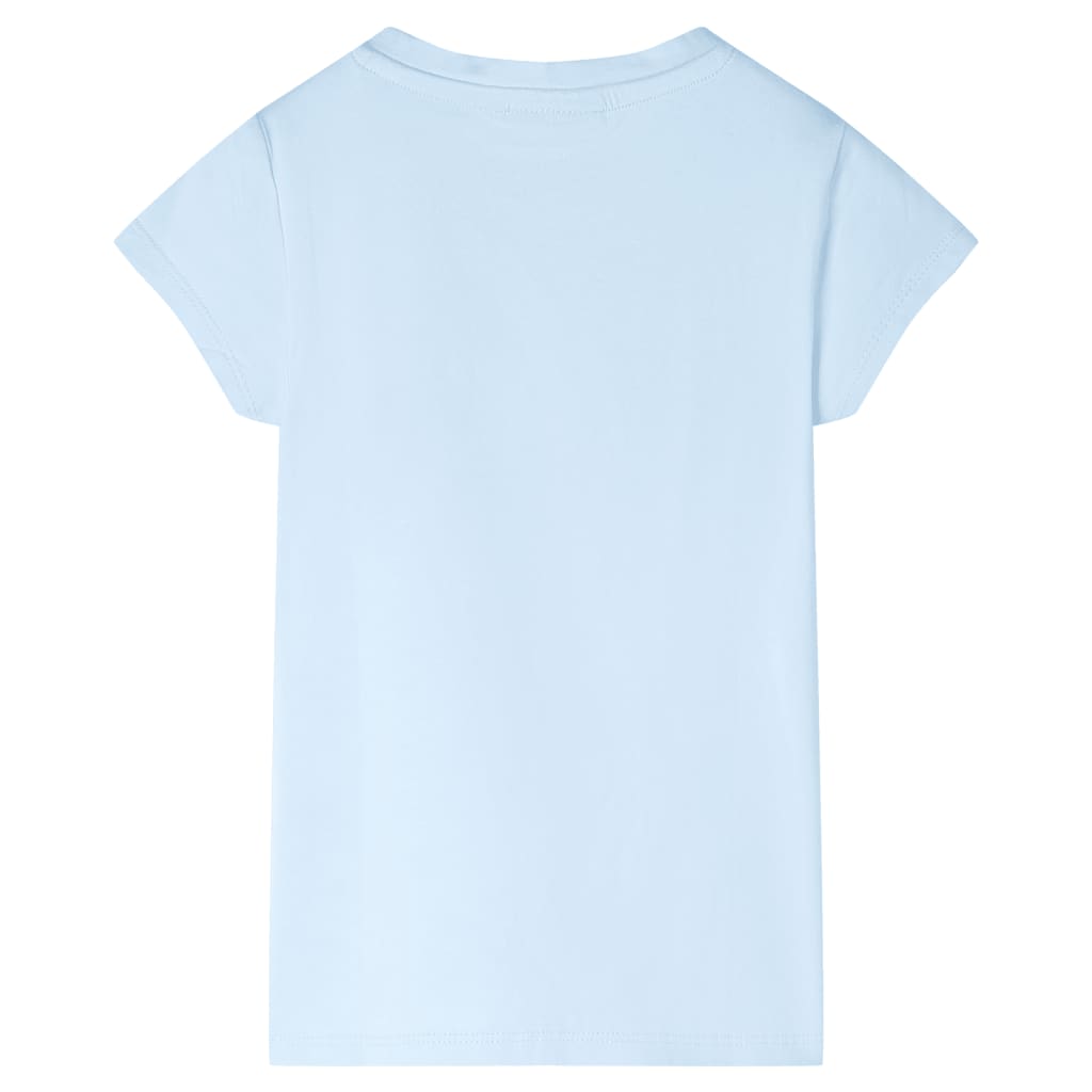 VidaXL Kindershirt 104 zachtblauw