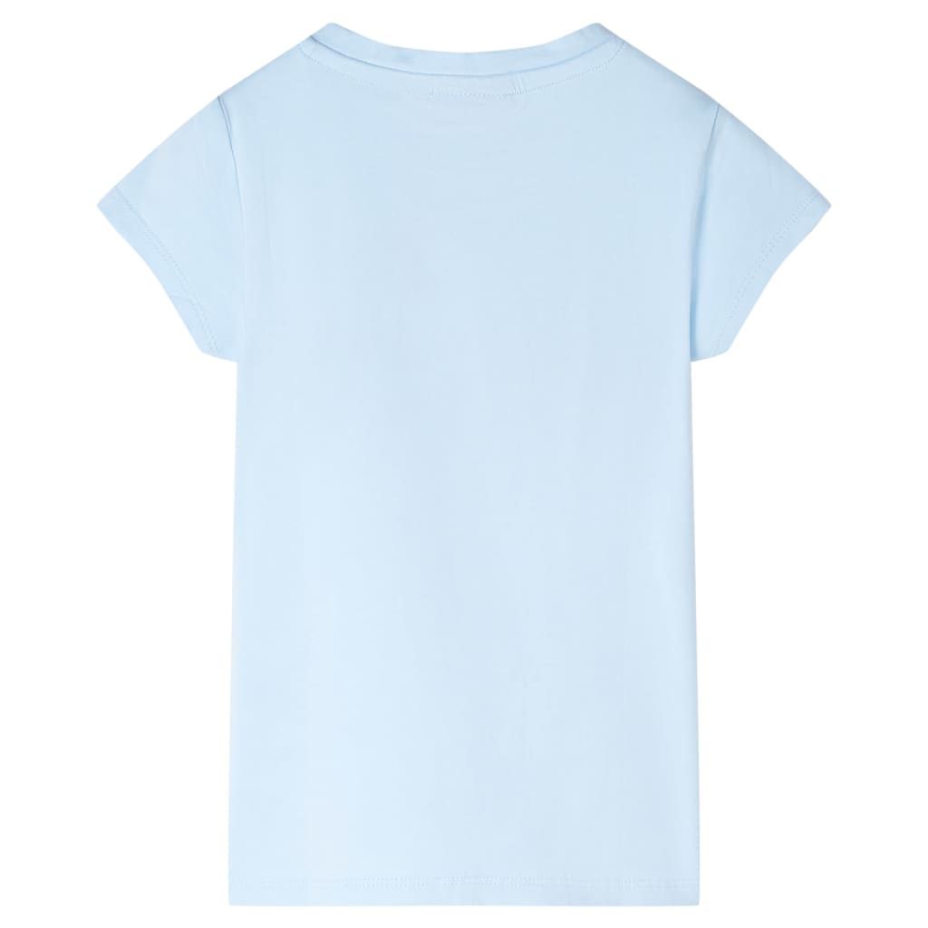 Vidaxl kindershirt 128 zachtblauw