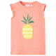 Vidaxl kindershirt 116 neonkoraal