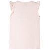 VidaXL Kindershirt met ruches aan de mouwen 104 zachtroze