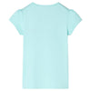 VidaXL Kindershirt 104 lichtzeeblauw