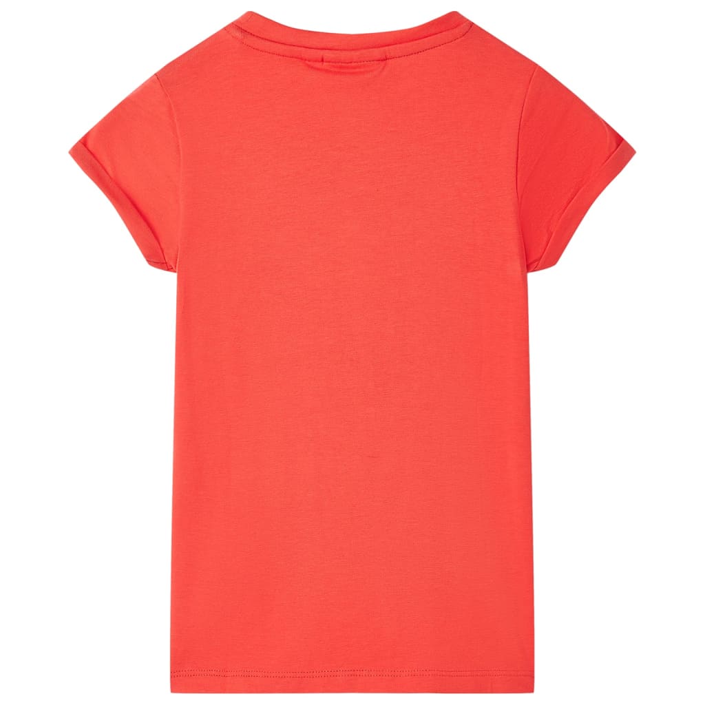 VidaXL Kindershirt 92 rood