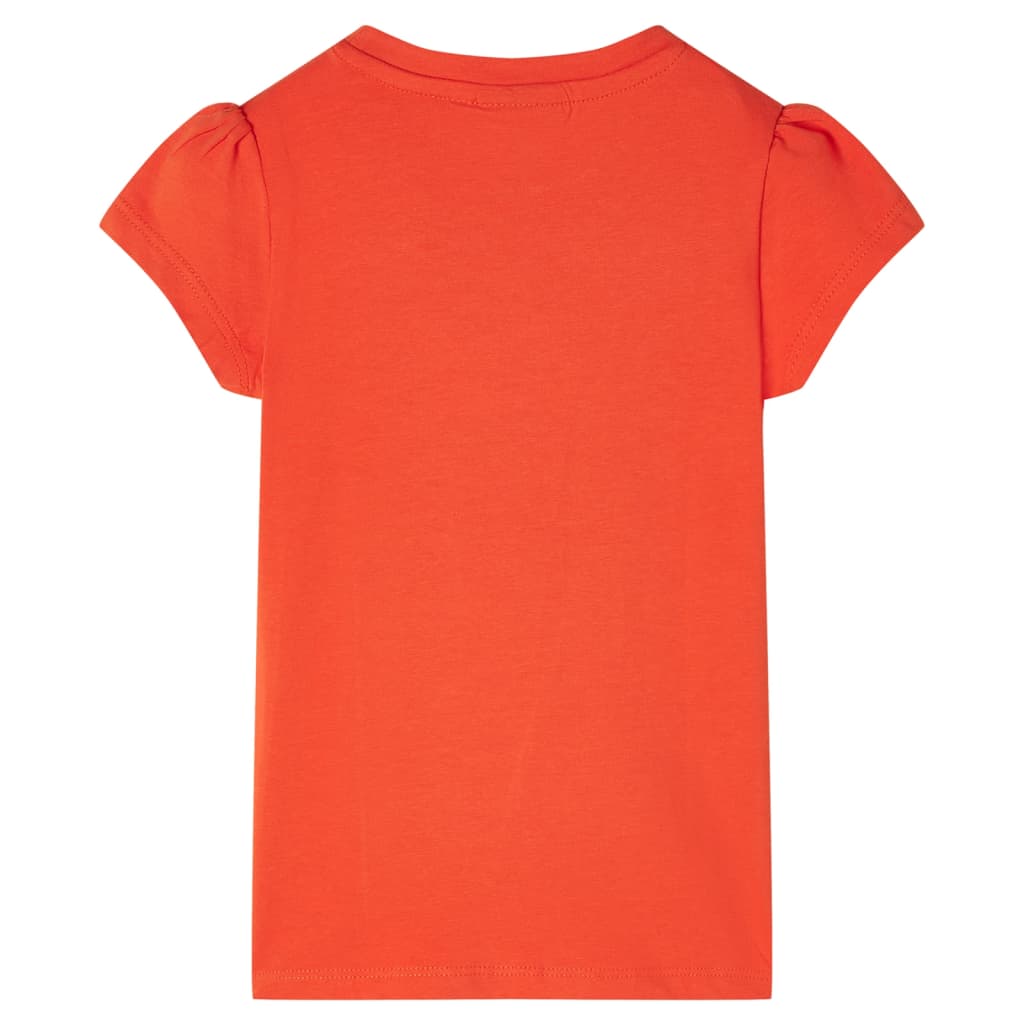 VidaXL Kindershirt 92 donkeroranje