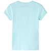 Vidaxl kindershirt 128 lichtzeeblauw