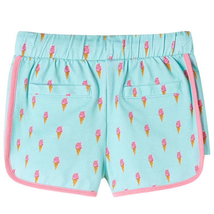 VidaXL Kindershort met trekkoord 92 lichtmintkleurig